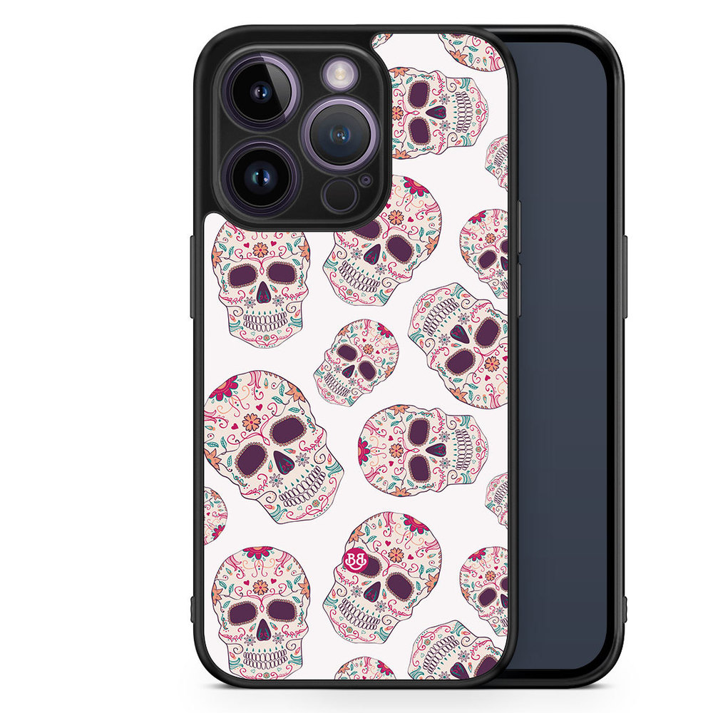 iPhone 14 Pro Case - Calavera Skulls