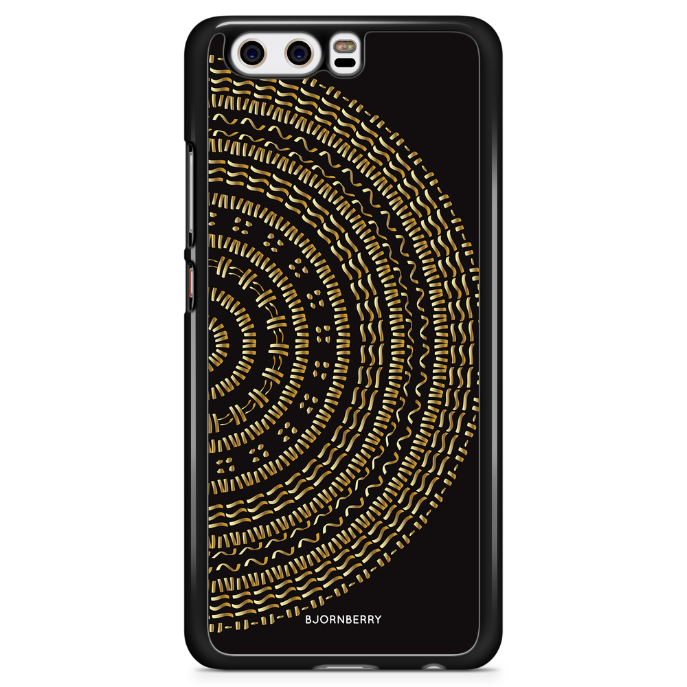 Huawei P10 Plus Case - Mandala Gold/Black