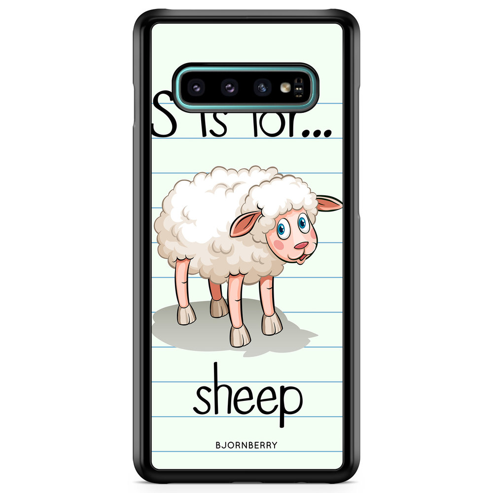 Samsung Galaxy S10 Plus Case - S is for Sheep