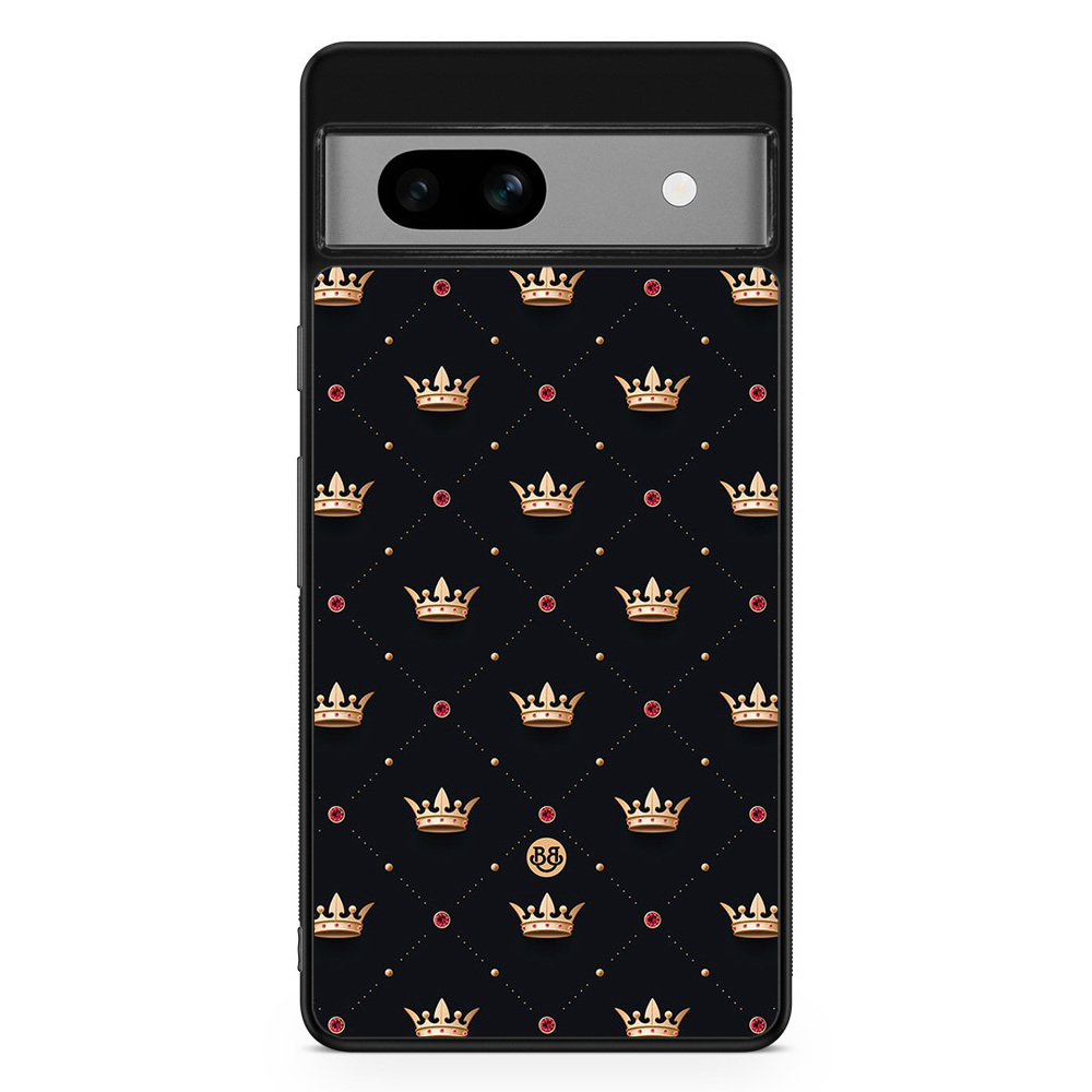 Google Pixel 7a Case - Golden Crowns