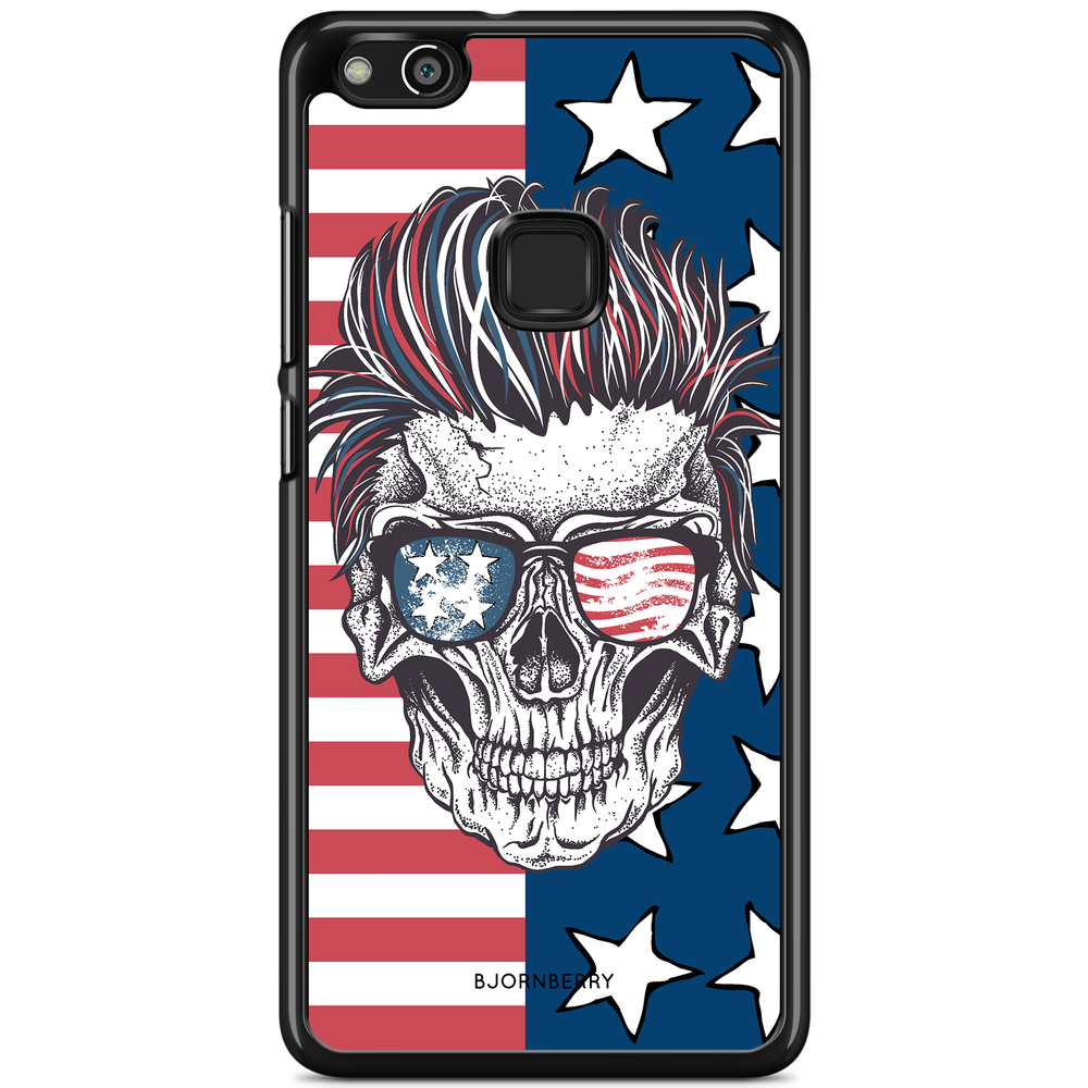 Huawei P10 Lite Case - USA Skull