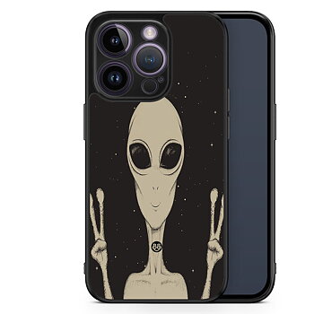 iPhone 14 Pro Case - Peace Alien