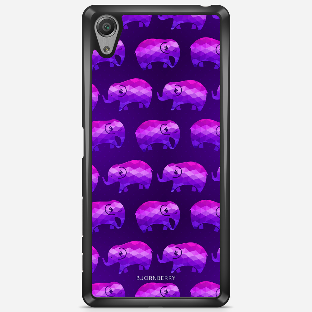 Sony Xperia X Performance Case - Purple Elephant