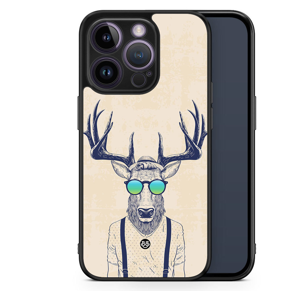 iPhone 14 Pro Case - Hipster Deer