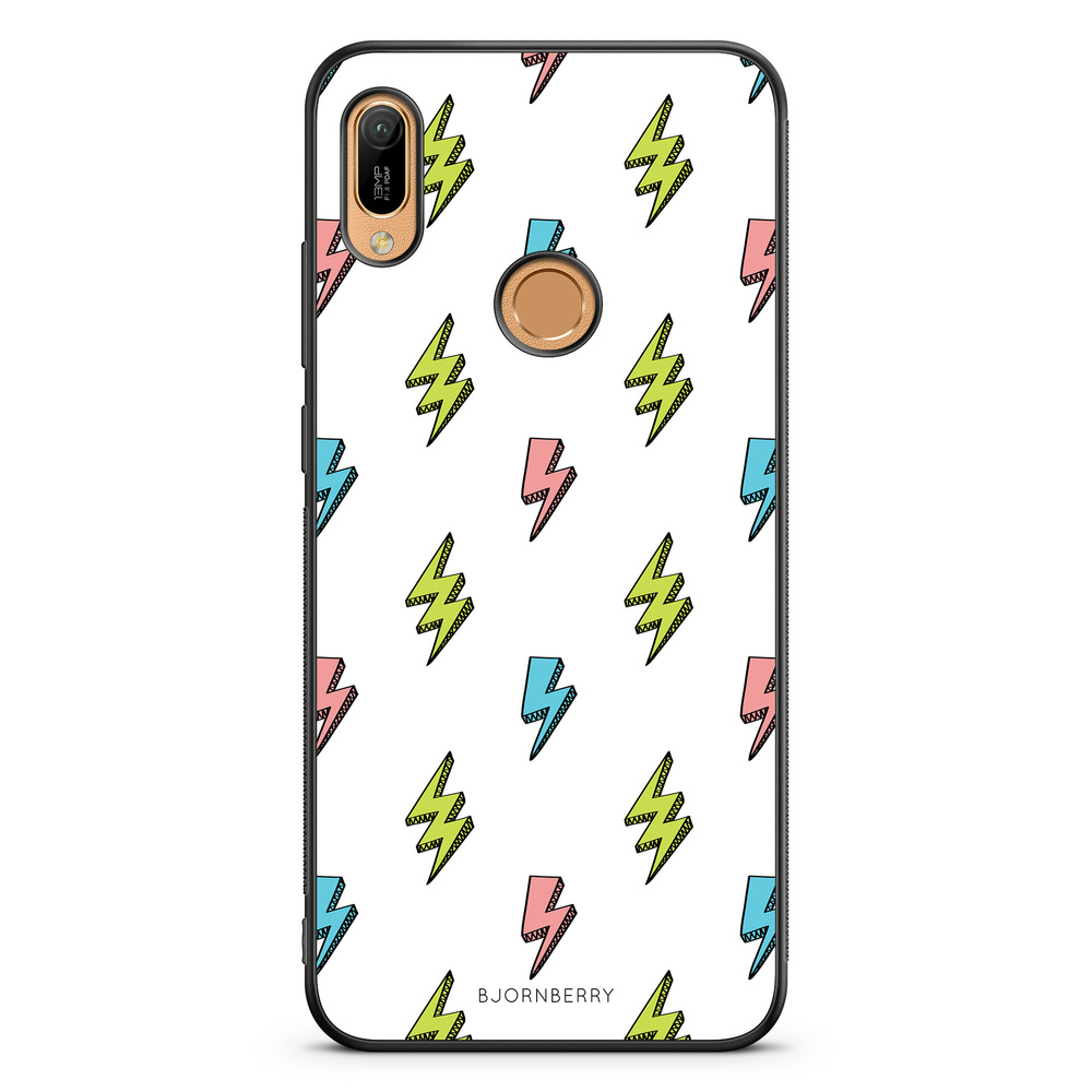 Huawei Y6 2019 Case - Lightning Bolts