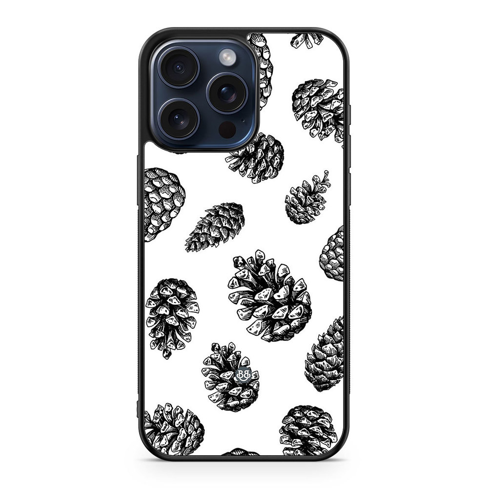 iPhone 15 Pro Max Case - Pine Cone Pattern