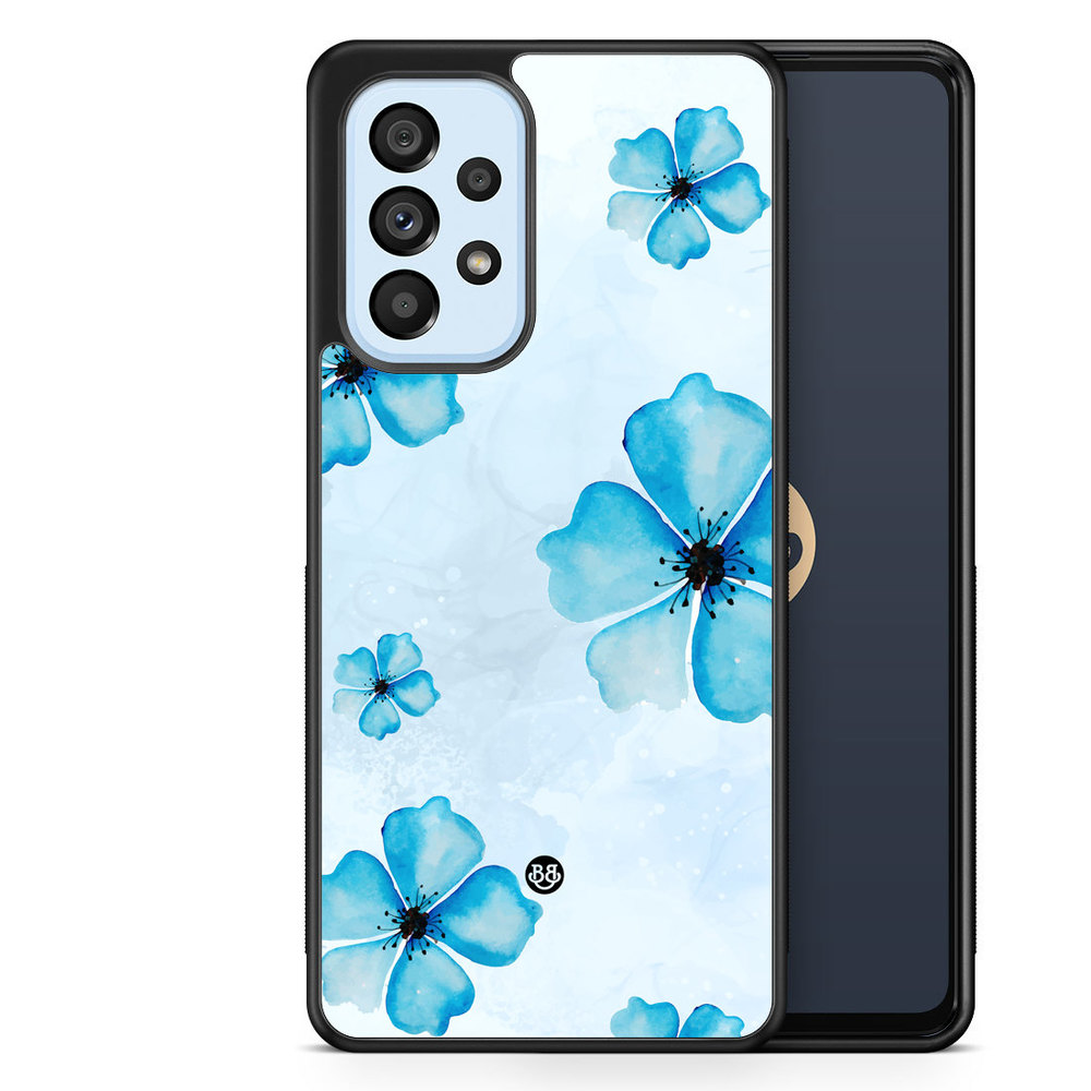 Samsung Galaxy A53 5G Case - WILD BLOOM - Blue Bloom