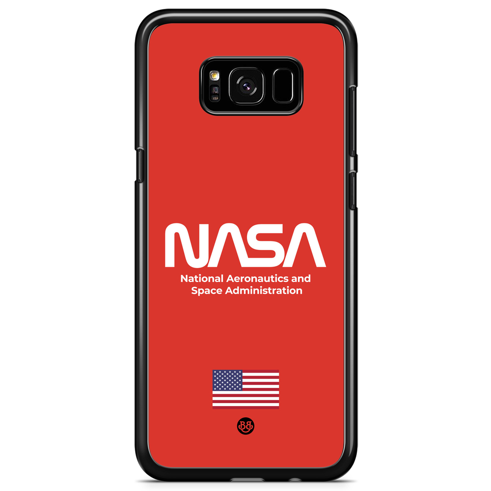 Samsung Galaxy S8 Case - NASA Worm Red