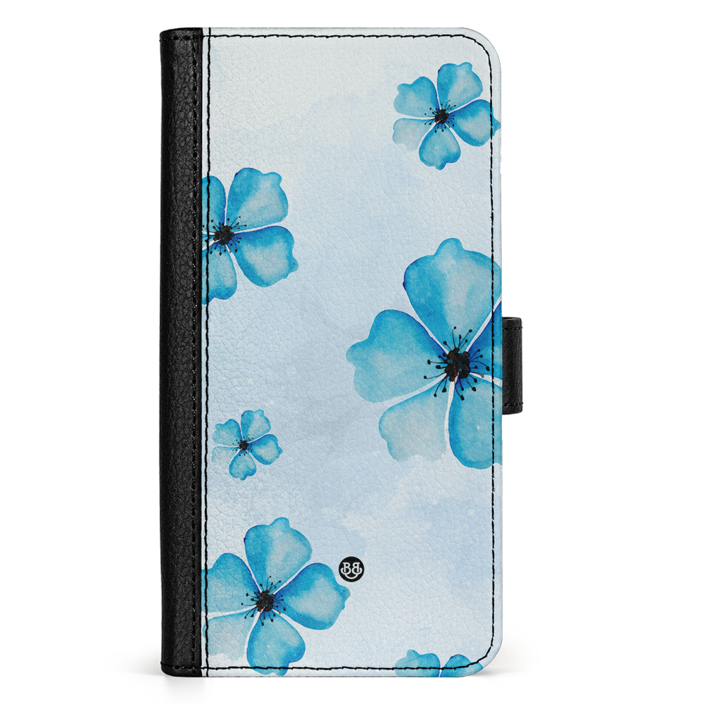 Nothing Phone (2) Wallet Case - WILD BLOOM - Blue Bloom