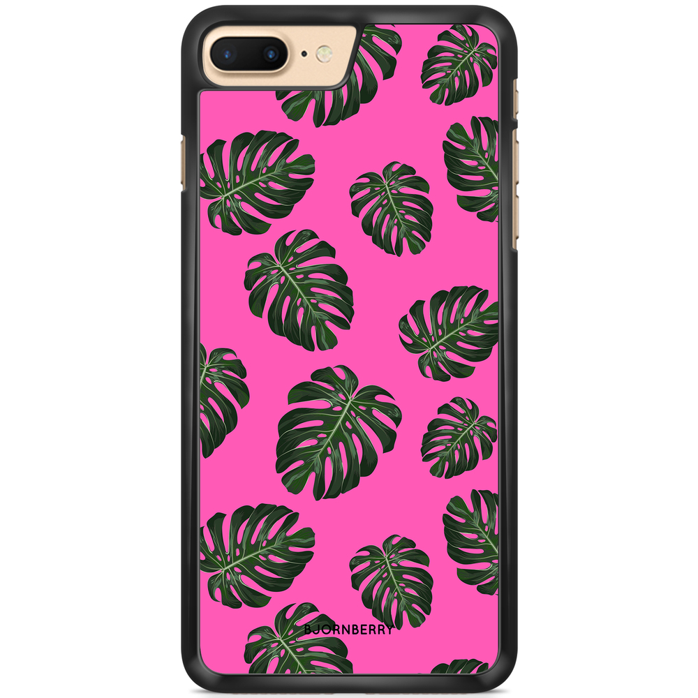 iPhone 7 Plus Case - Monstera Pink