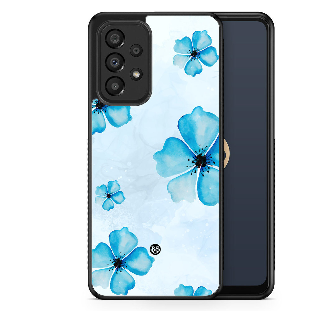 Samsung Galaxy A33 5G Case - WILD BLOOM - Blue Bloom