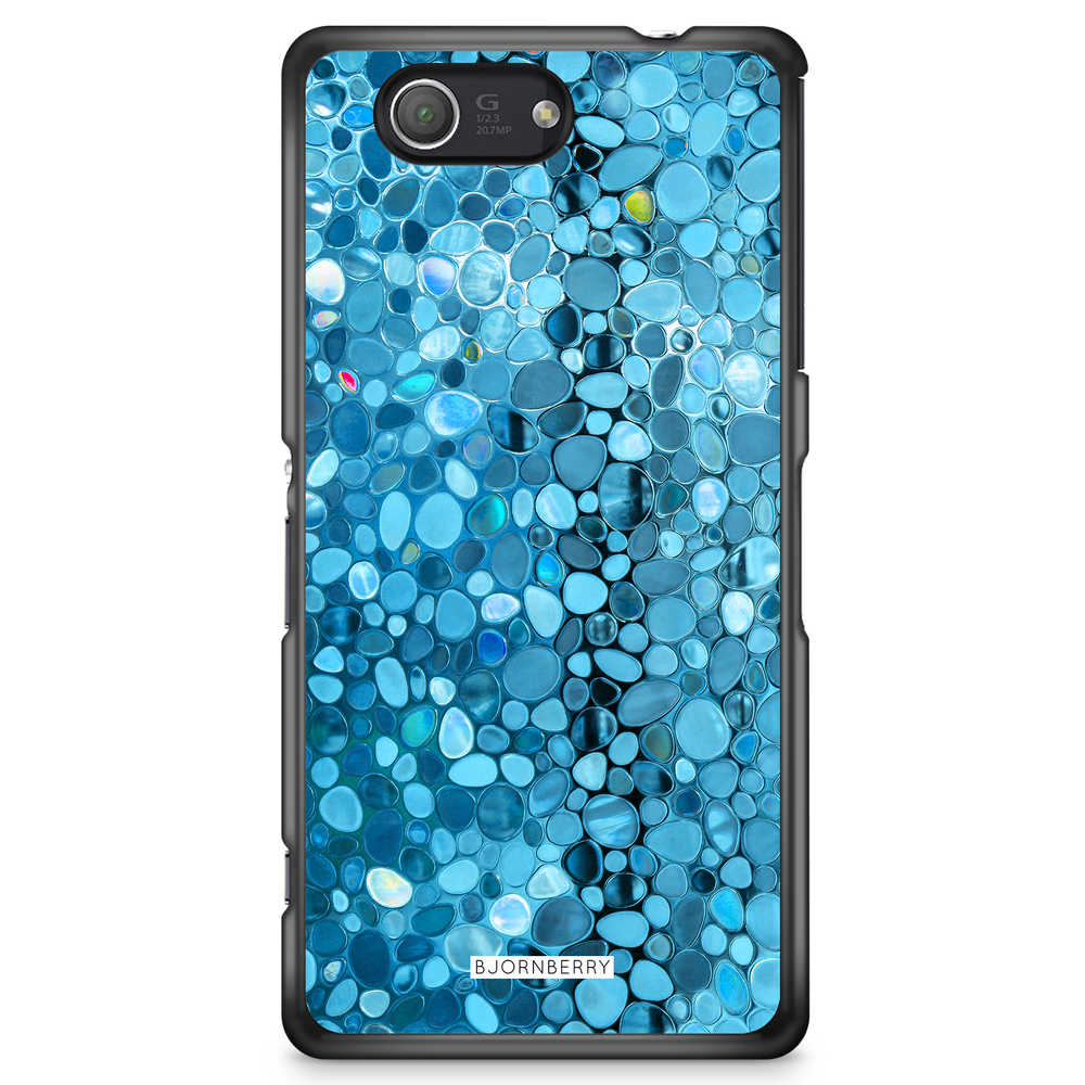 Sony Xperia Z3 Compact Case - Stained Glass Blue