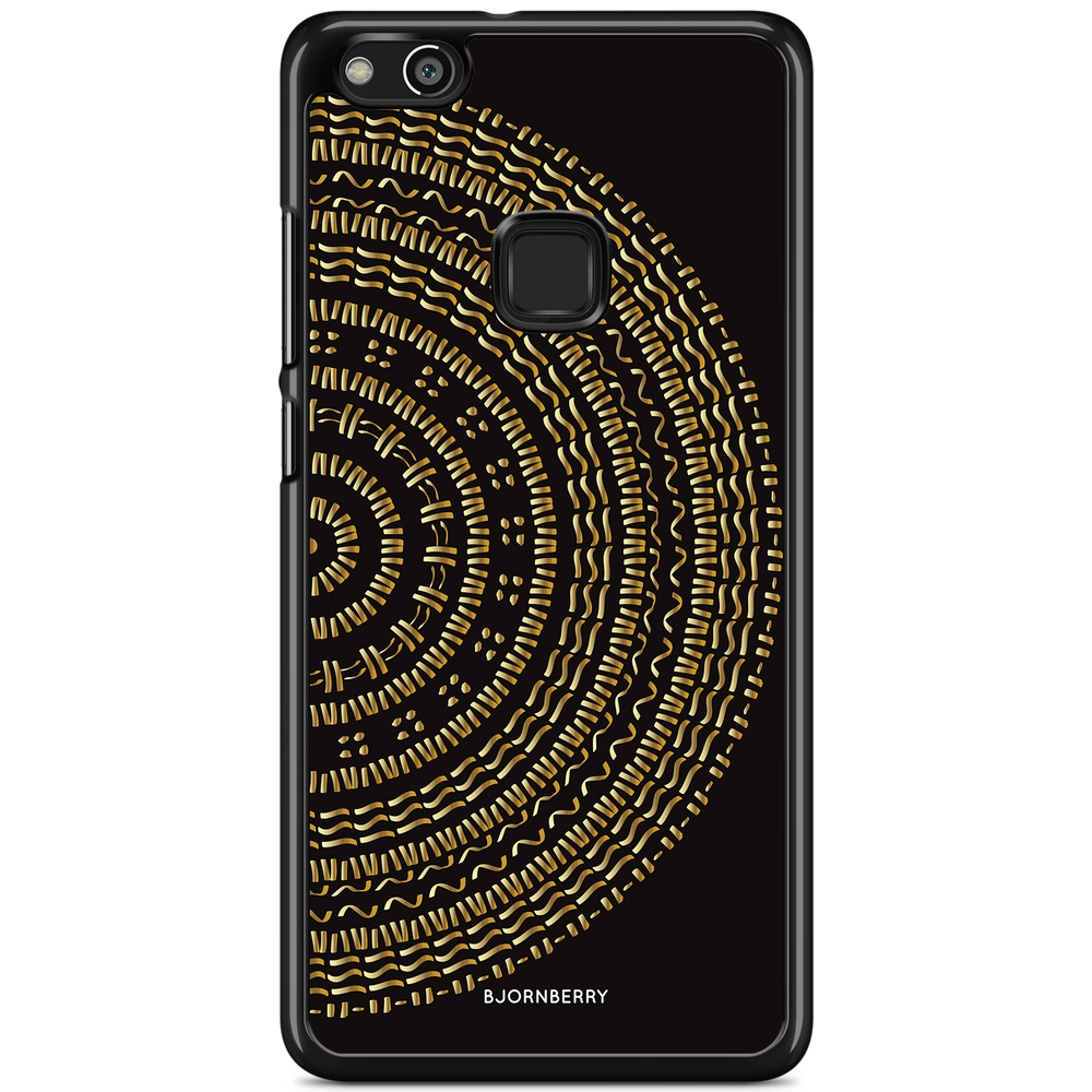 Huawei P10 Lite Case - Mandala Gold/Black