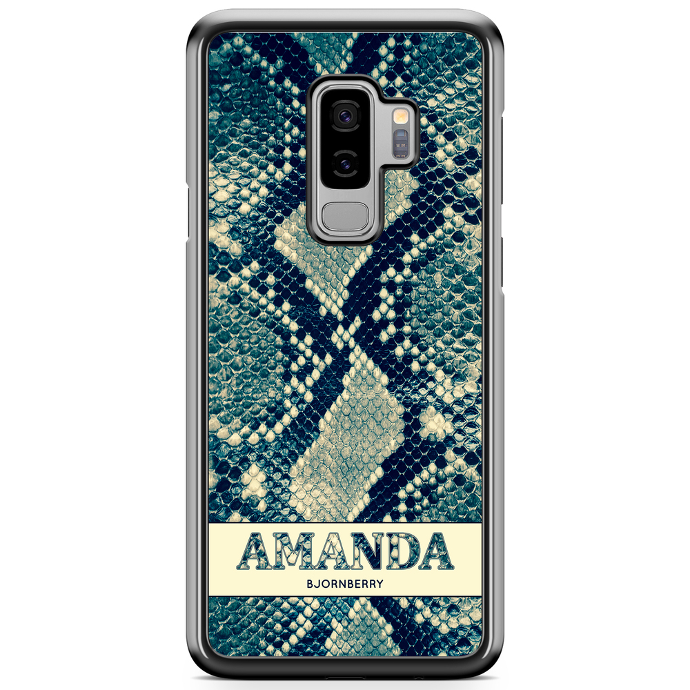 Samsung Galaxy S9+ Case Custom - Custom Blue Snake