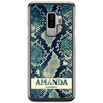 Samsung Galaxy S9+ Case Custom - Custom Blue Snake