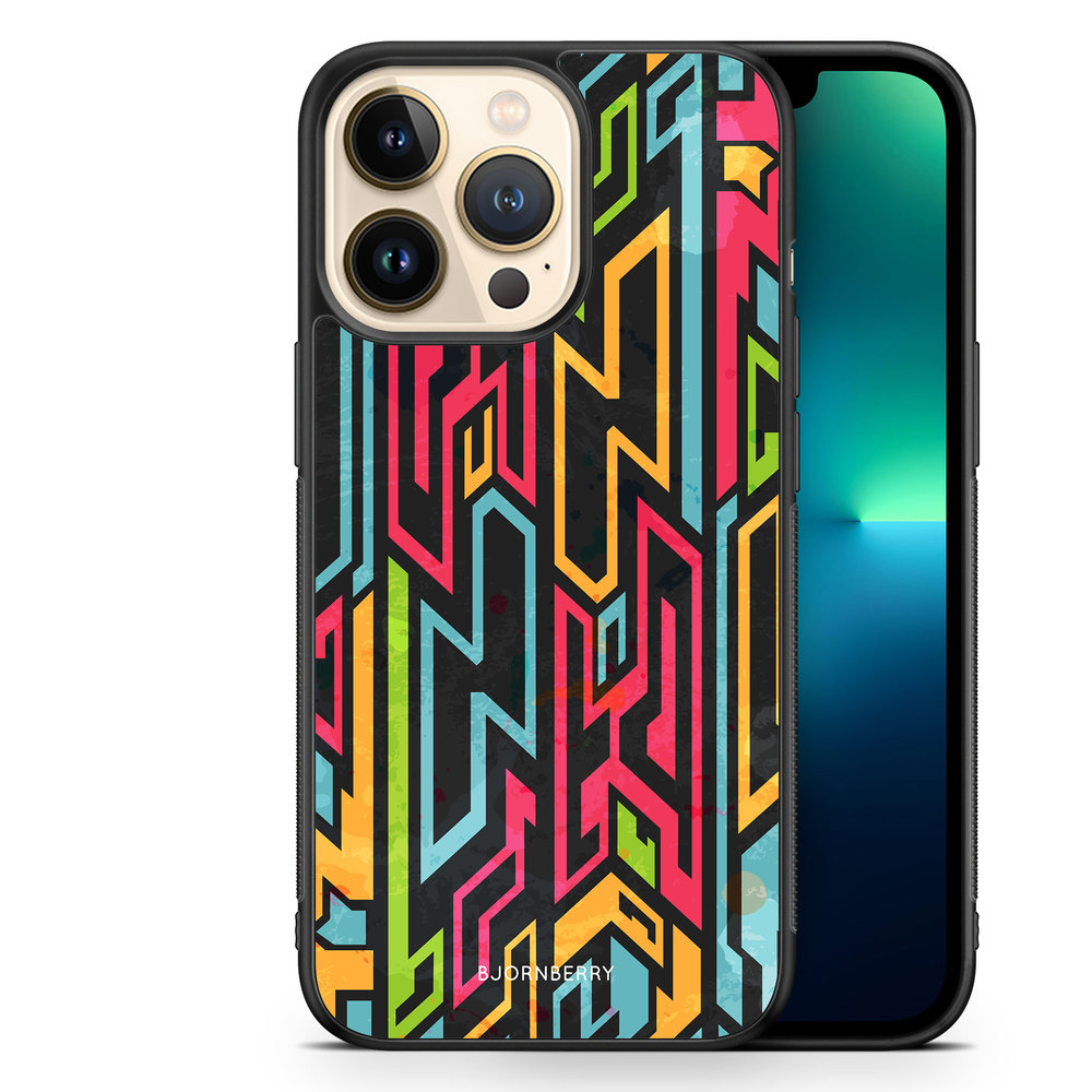 iPhone 13 Pro Case - Colored Tribal