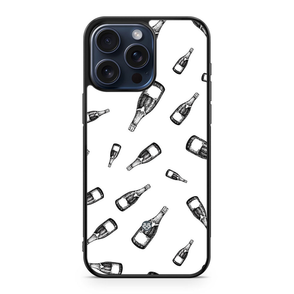 iPhone 15 Pro Max Case - Champagne Pattern