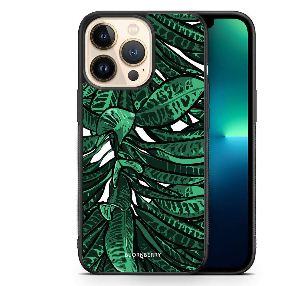 iPhone 13 Pro Case - Tropical Leaves