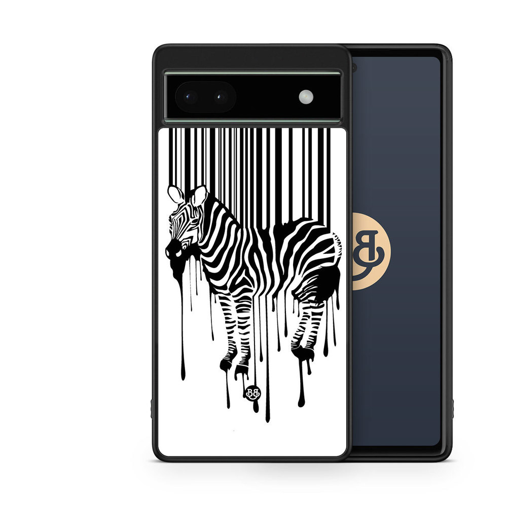 Google Pixel 6a Case - Zebra