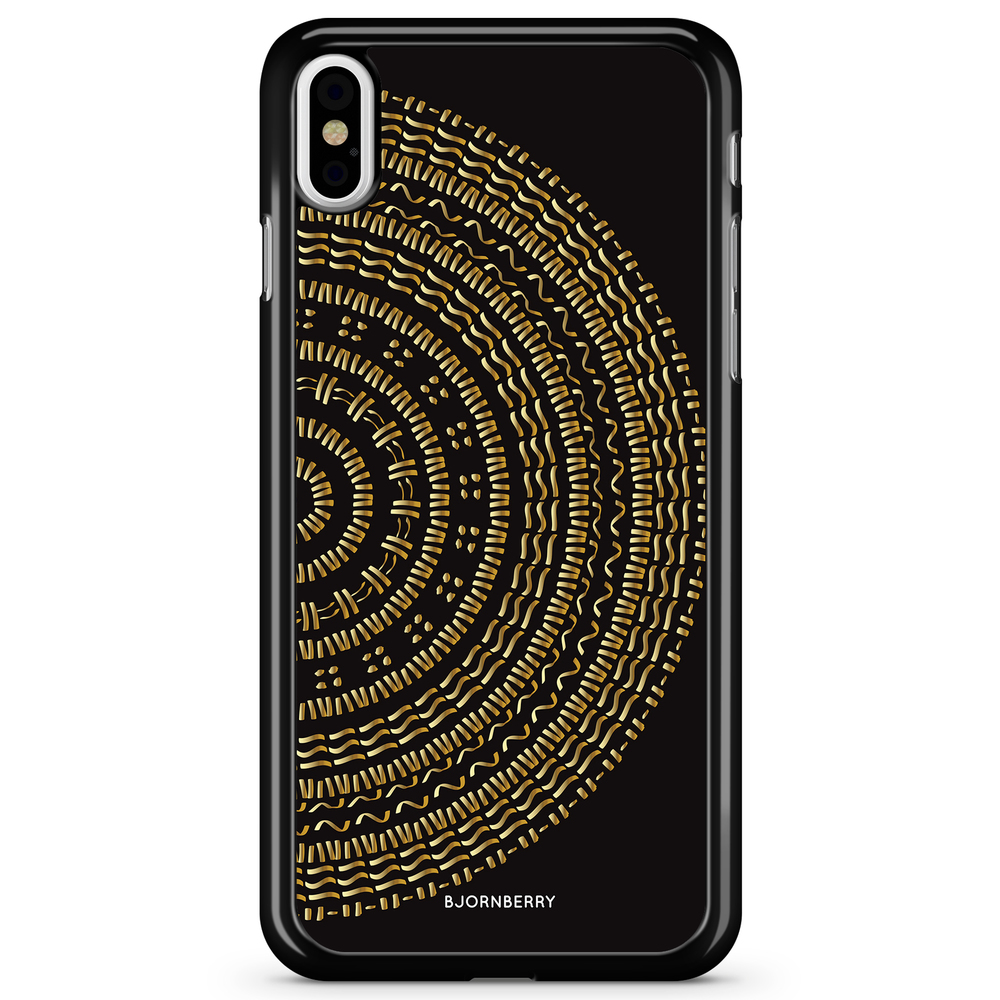 iPhone X / XS Case - Mandala Gold/Black