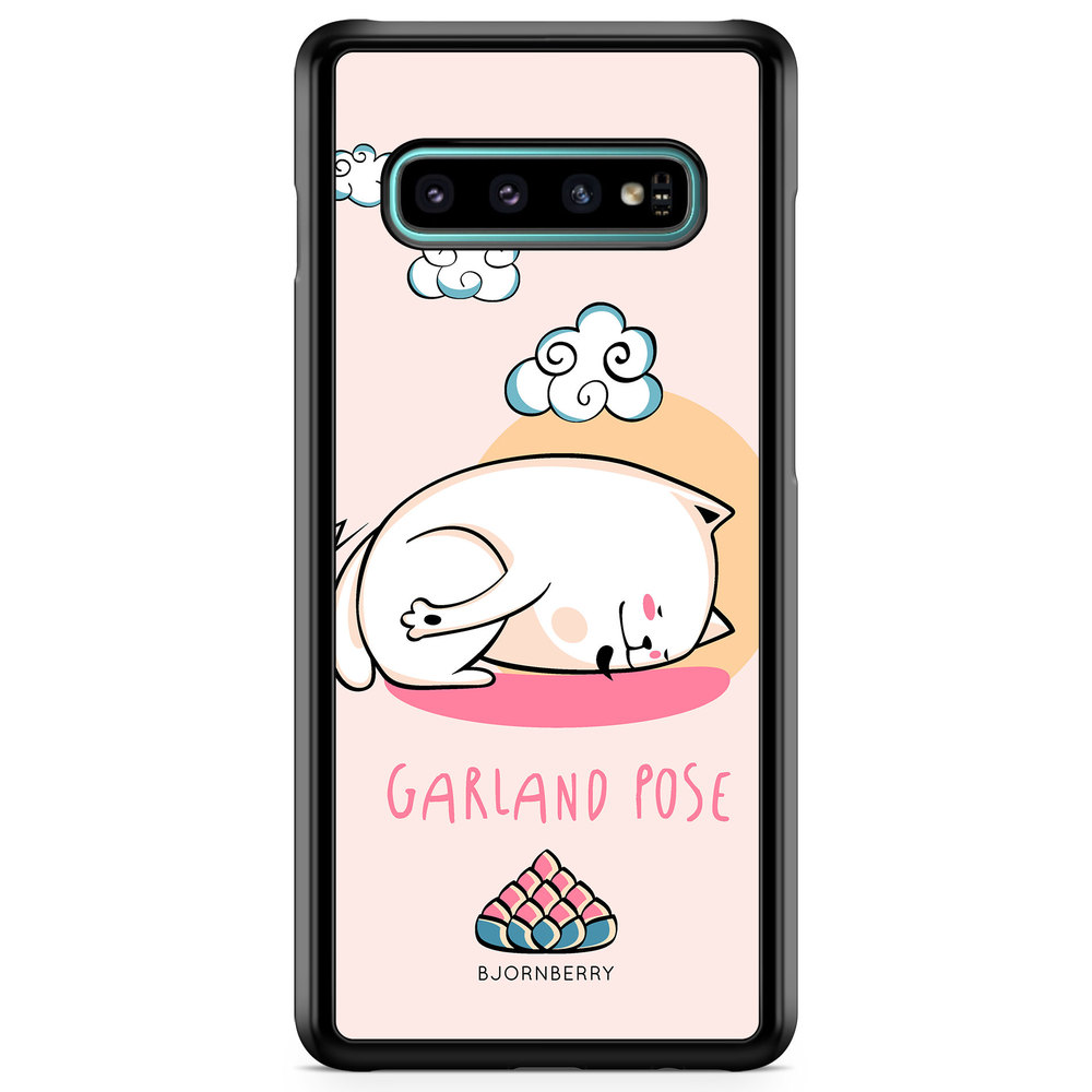 Samsung Galaxy S10 Plus Case - Yoga Cat Garland