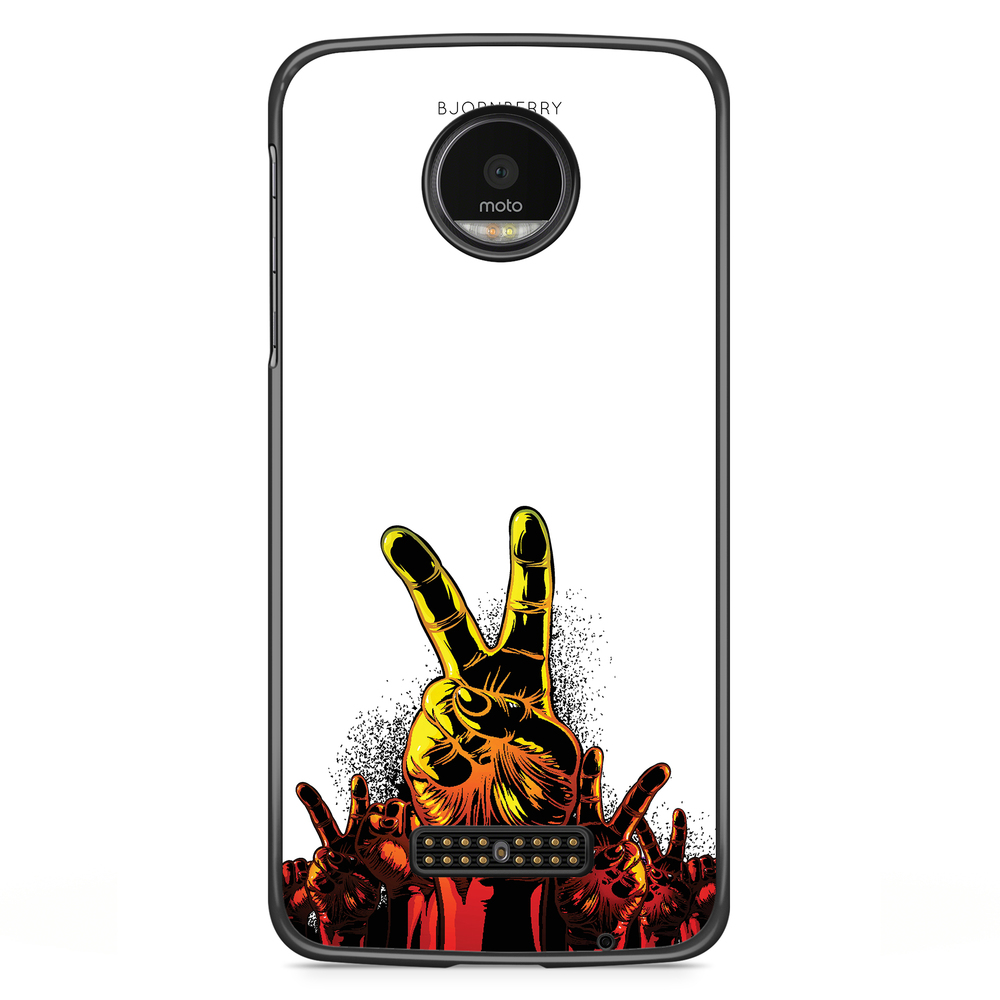 Moto Z2 Play Case - Peace Hands