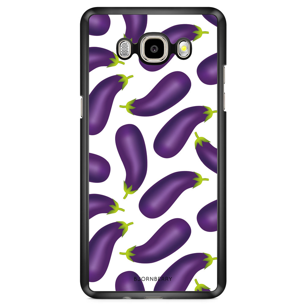 Samsung Galaxy J7 (2016) Case - Eggplant Pattern