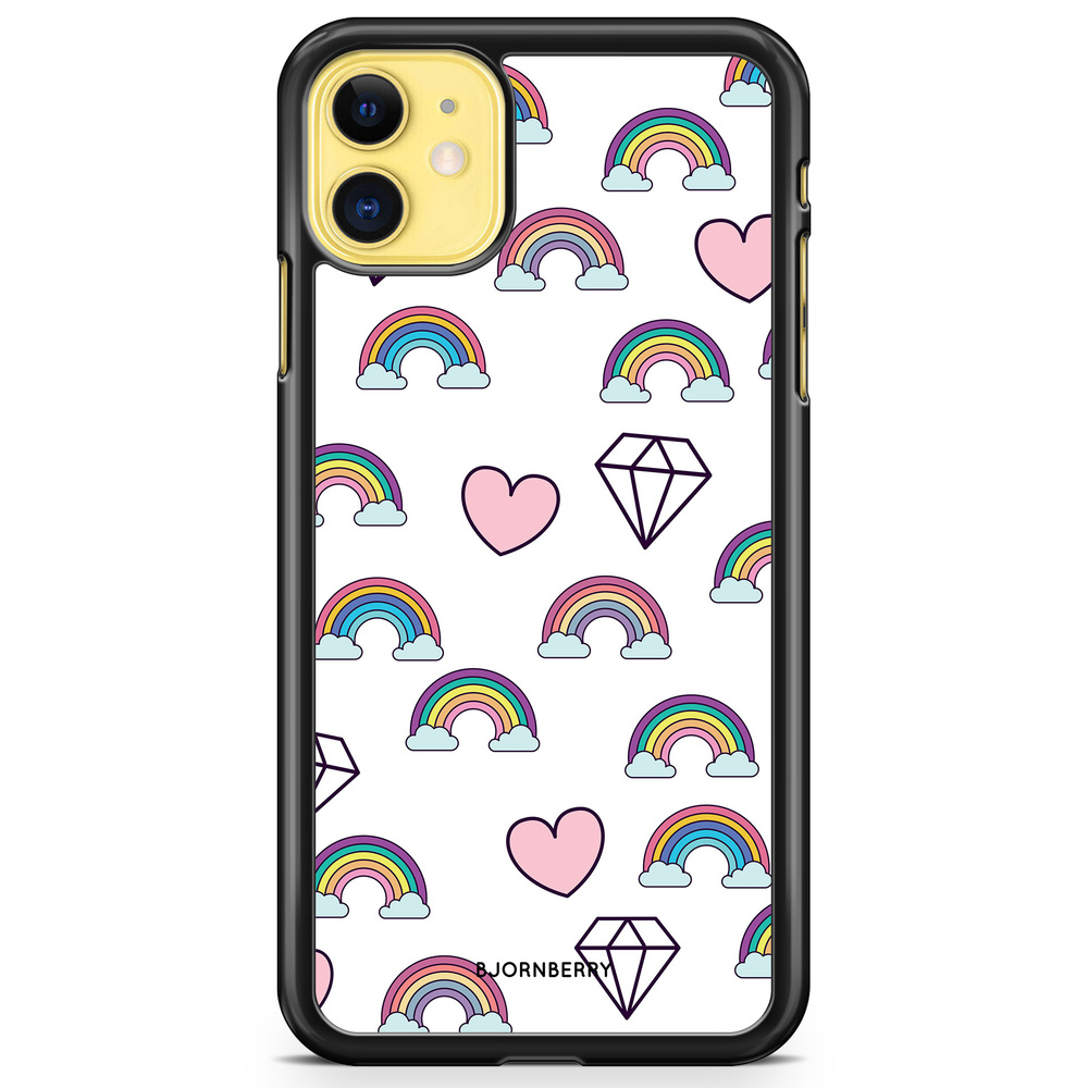iPhone 11 Case - Rainbows & Diamonds