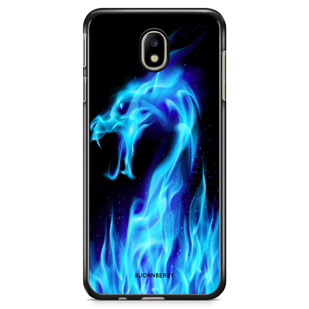 Samsung Galaxy J3 (2017) Case - Blue Flames Dragon