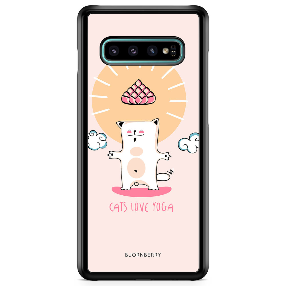 Samsung Galaxy S10 Plus Case - Yoga Cat Nr1