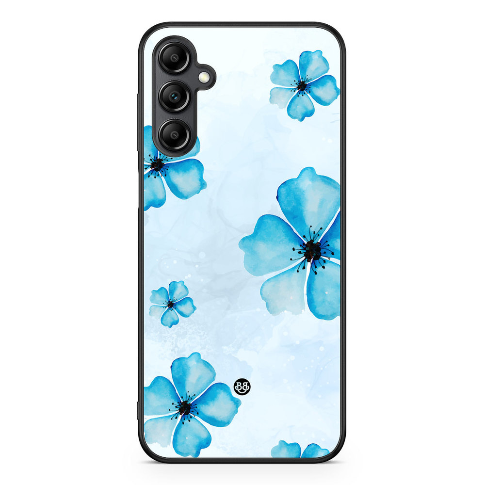 Samsung Galaxy A14 4G/5G Case - WILD BLOOM - Blue Bloom