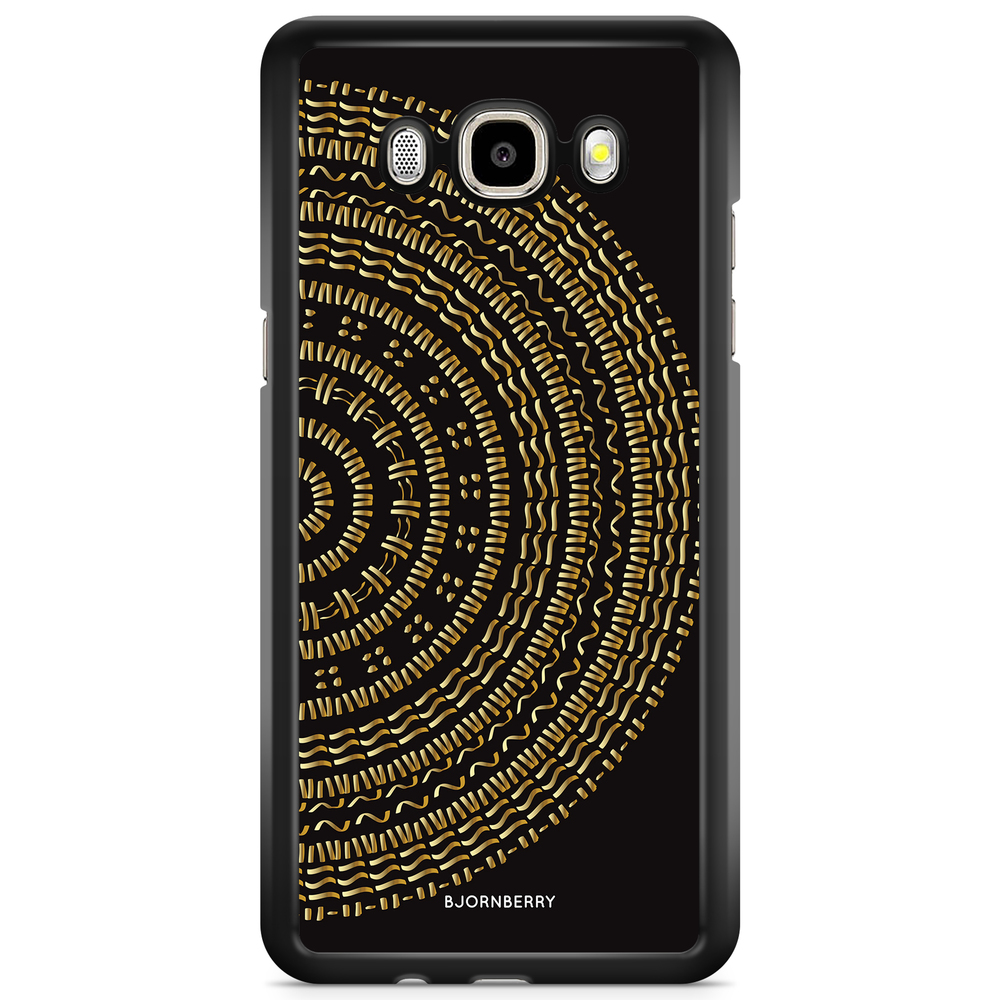 Samsung Galaxy J5 (2015) Case - Mandala Gold/Black