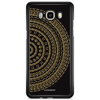 Samsung Galaxy J5 (2015) Case - Mandala Gold/Black