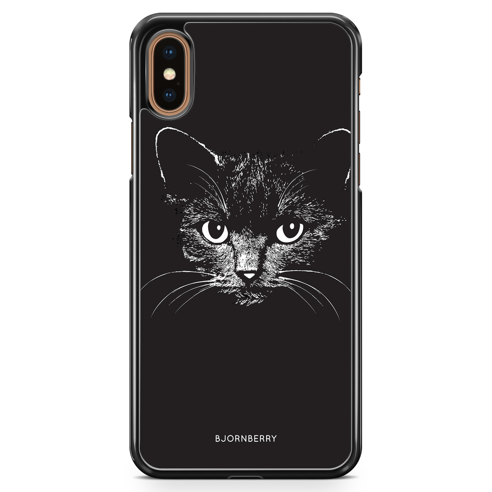 iPhone XS Max Case - Black/White Cat