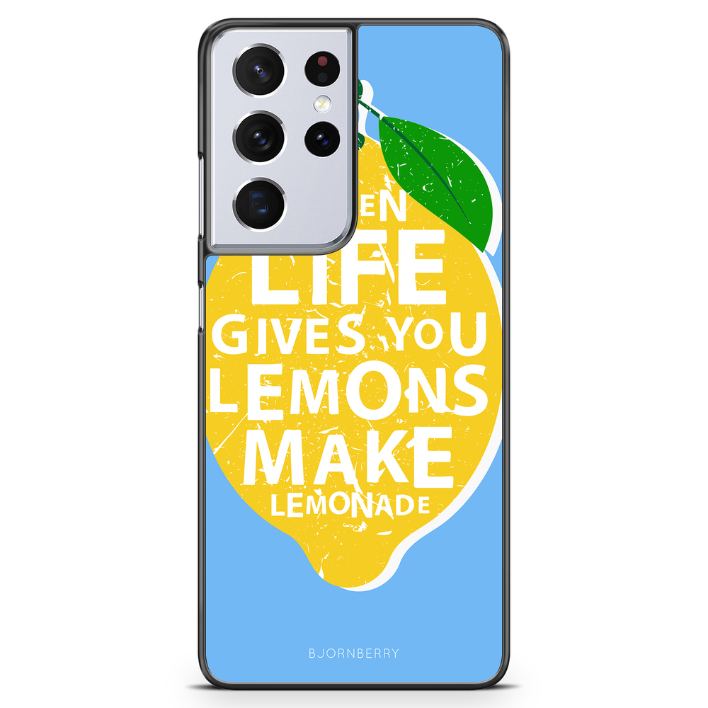 Samsung Galaxy S21 Ultra Case - Lemon Quote