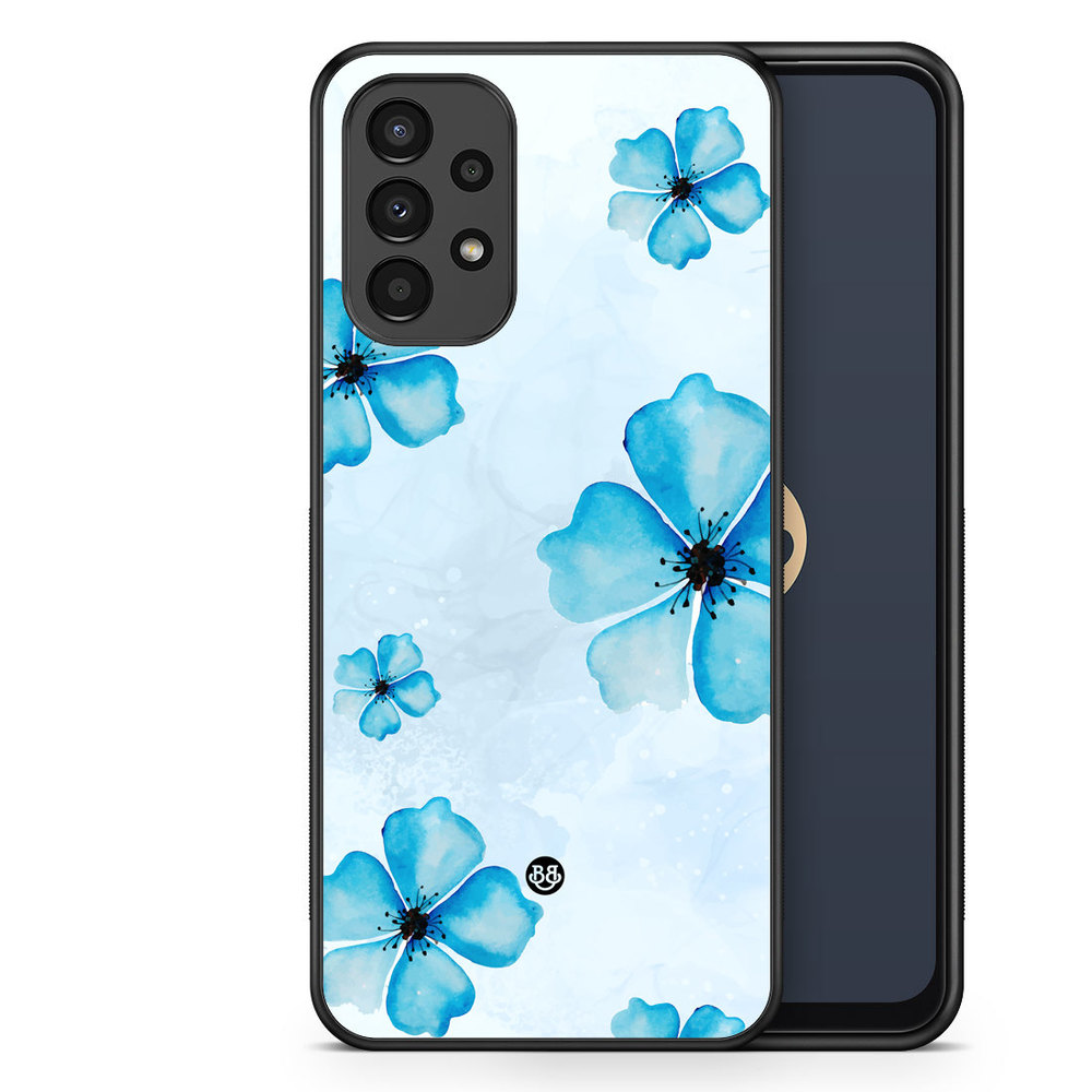 Samsung Galaxy A13 Case - WILD BLOOM - Blue Bloom