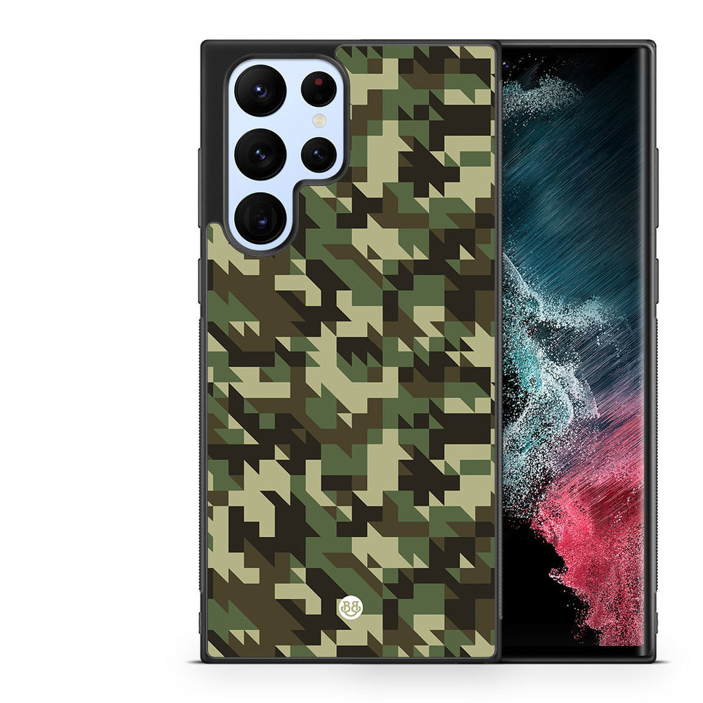 Samsung Galaxy S22 Ultra 5G Case - Houndstooth Camo