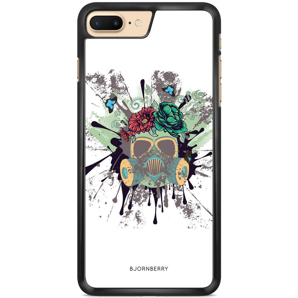 iPhone 7 Plus Case - Gas Mask Flowers