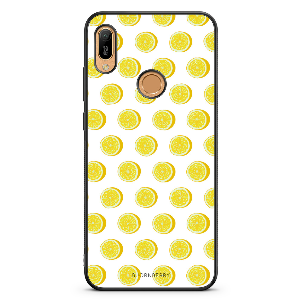 Huawei Y6 2019 Case - Lemon Pattern