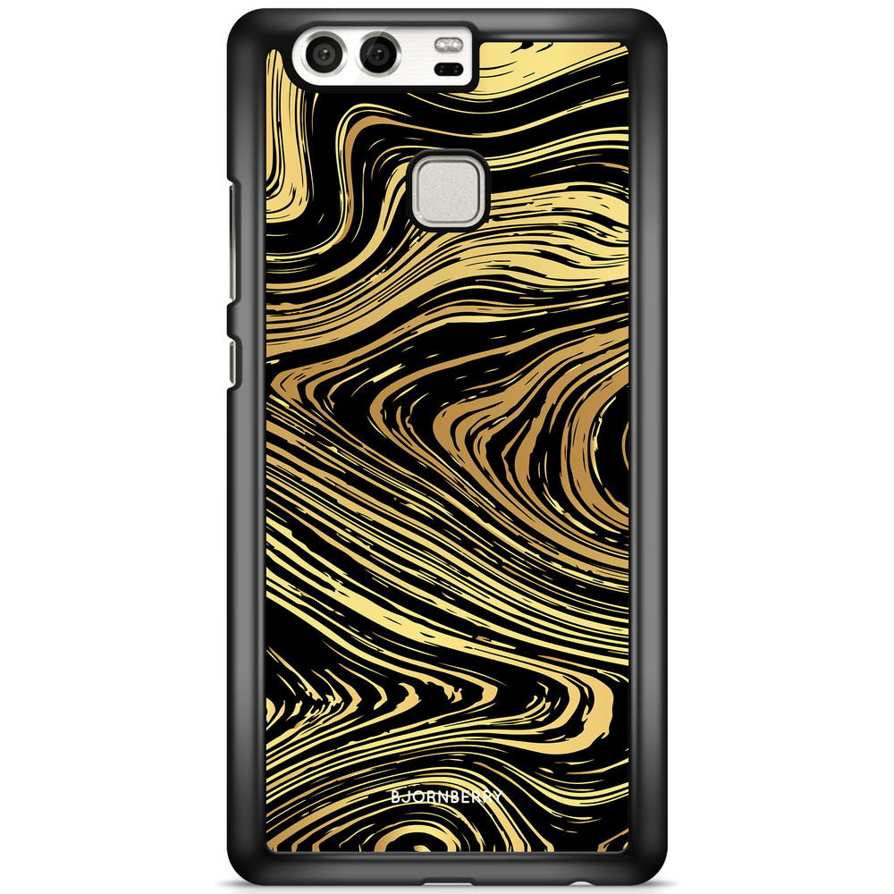 Huawei P9 Case - Gold Marble