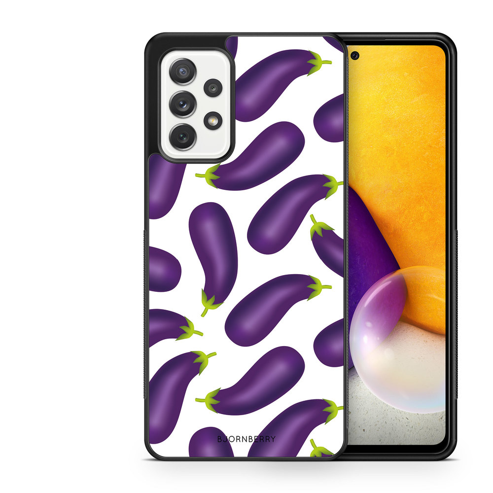Samsung Galaxy A52/A52s 5G Case - Eggplant Pattern