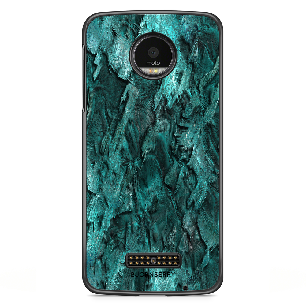 Moto Z2 Play Case - Green Crystal