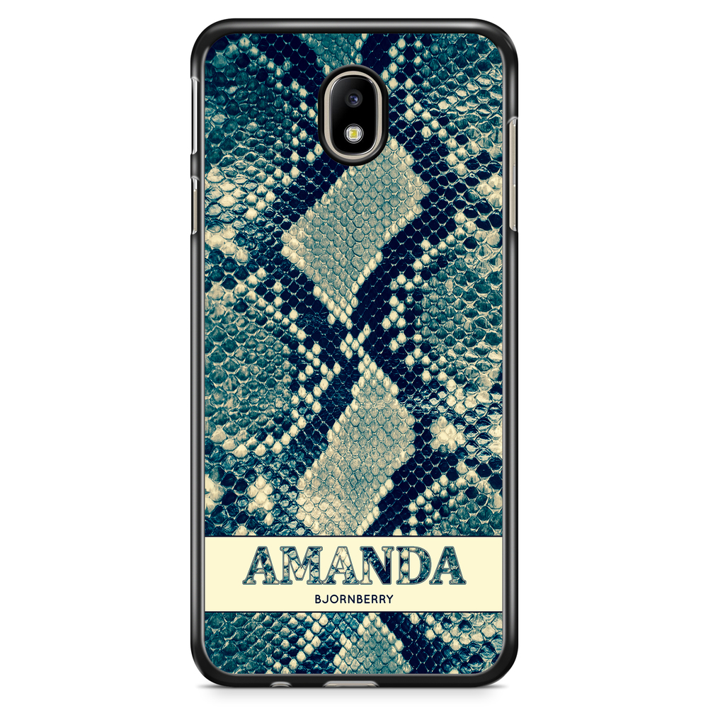 Samsung Galaxy J5 (2017) Case Custom - Custom Blue Snake