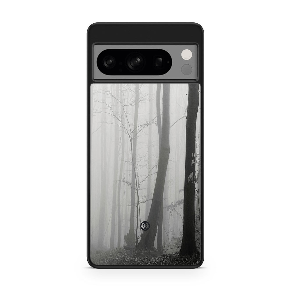 Google Pixel 8 Pro Case - Black/White Autumn