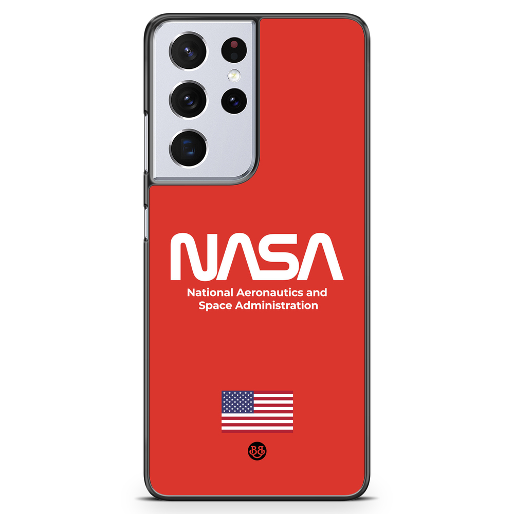 Samsung Galaxy S21 Ultra Case - NASA Worm Red