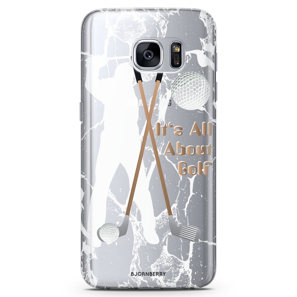 Samsung Galaxy S7 Genomskinligt Skal - its all about golf | Mobilskal & Mobilfodral BJORNBERRY