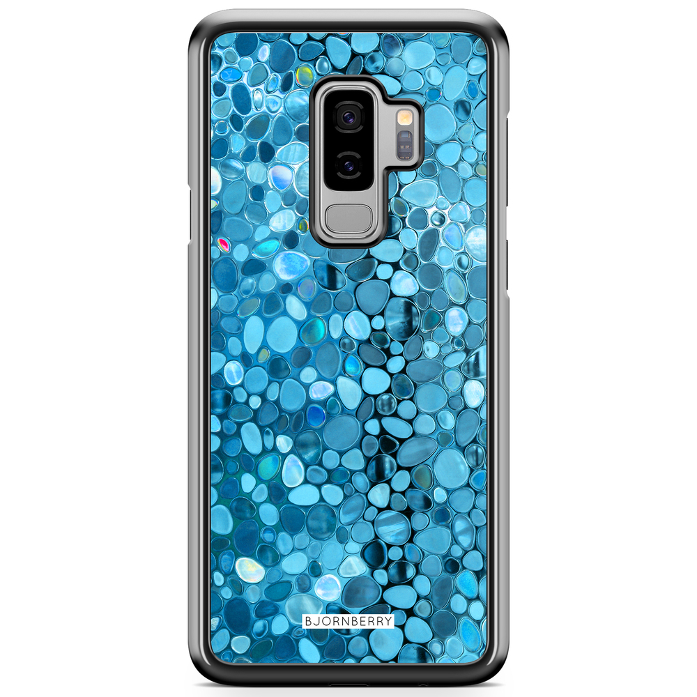 Samsung Galaxy S9 Plus Case - Stained Glass Blue