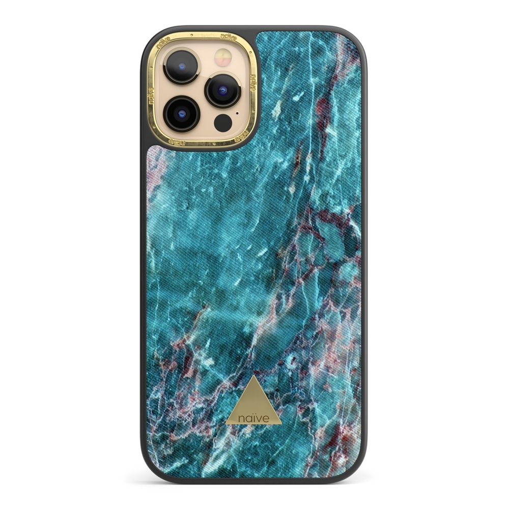 Naive iPhone 12 Pro Max Case - Icy Marble