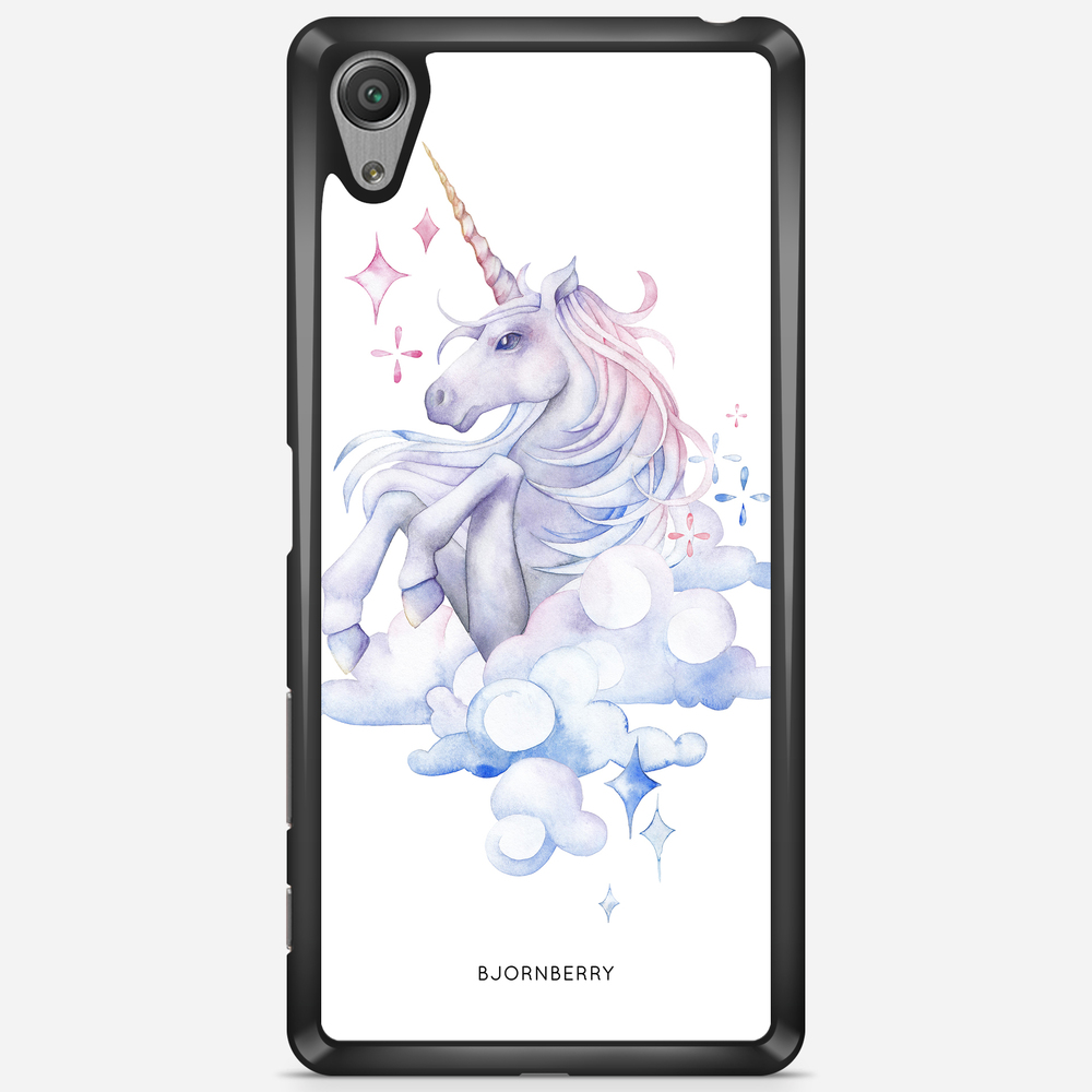 Sony Xperia X Performance Skal - Vattenfärg Enhörning