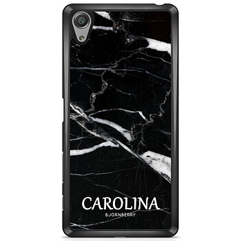 Sony Xperia XA1 Case Custom - Black Marble Name
